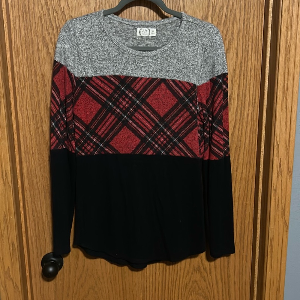 Soft brushed long sleeve cozy top